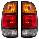 Tail Light for 2000-2006 Tundra Regular/Access Cab Standard Bed Amber Red Clear 6222-0051LR - product image
