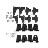 Upper and Lower Front Door Hinges ETL-2023067 for 2007-2018 Jeep Wrangler JK