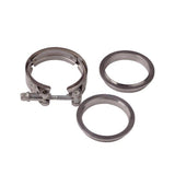 3.5 in V-Band Flange and Clamp Kit, Stainless Steel, Set of 4