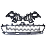 Front Lower Bumper Grille Set Black for 2014-2020 BMW 4 Series F32 F33 F36 M Sport