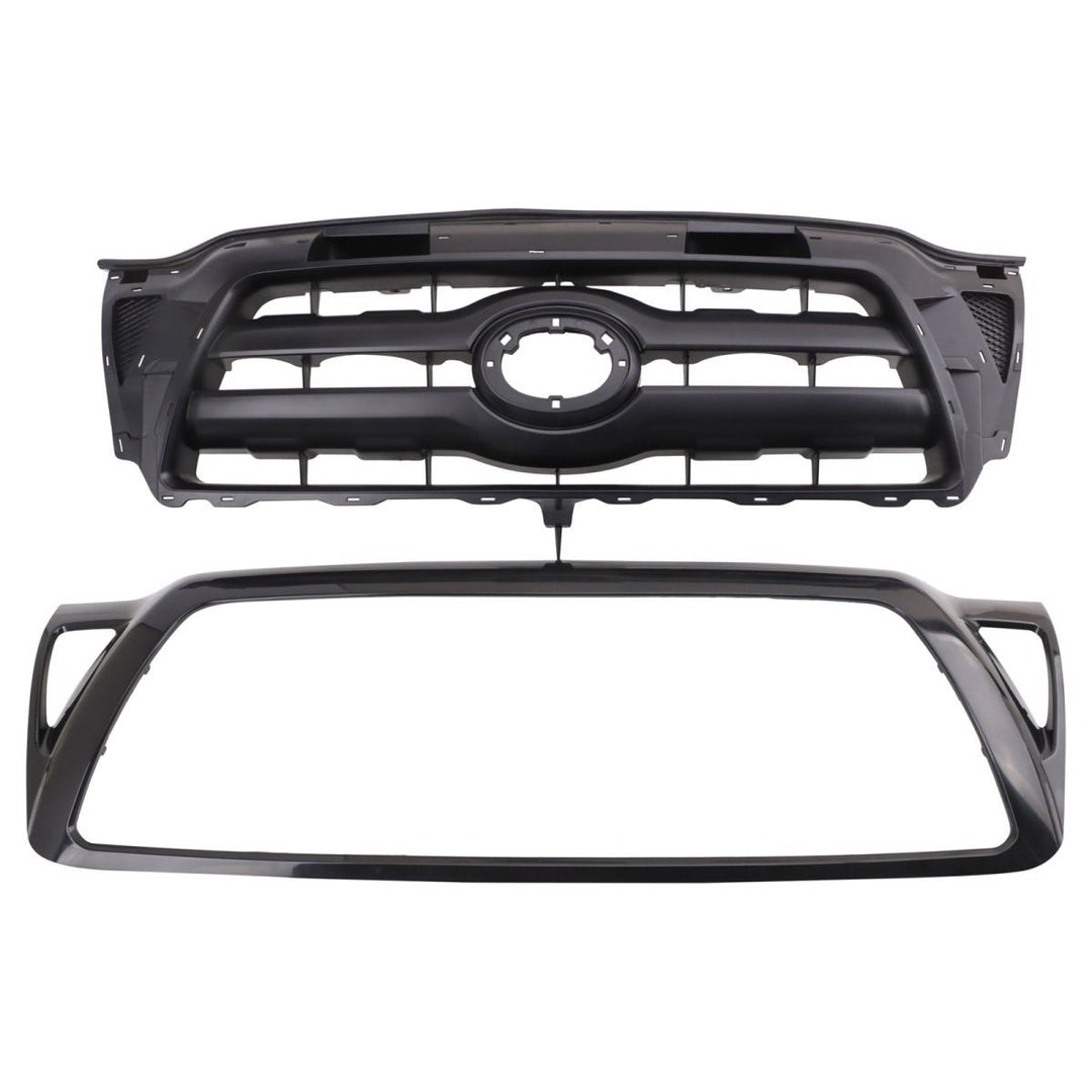 Grille and Headlight Kit for 2005-2010 Toyota Tacoma with Sport Package