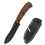 FLISSA 4.7 in Fixed Blade Kukri Knife with Sheath