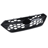 Gloss Black Honeycomb Front Upper Grille for 2022-2023 Subaru WRX