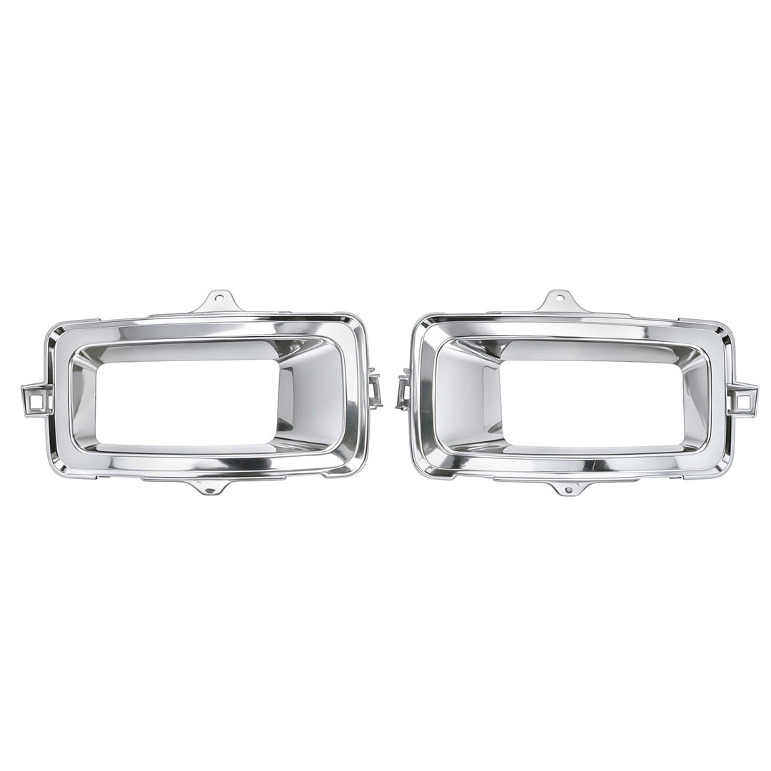 Chrome Fog Light Cover Pair for 2014-2015 Chevrolet Silverado 1500 22944879 22944880