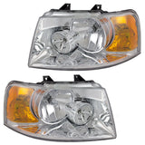 Headlight For 2003-2006 Expedition Set 6L1Z13008AA FO2503181 3221-0074LR - product image