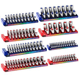 WORKPRO 8-Piece Socket Organizer Set 1/4, 3/8 and 1/2 Inch Drive