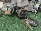 2005-2006 Toyota Tundra Crew Cab Tilt Steering Column Ignition Switch Keys OEM 45200-0C170 - product image