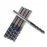 1/8 Inch 4 Flute Ball Nose Carbide End Mill 5 Pack 1-1/2 Inch OAL