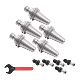 CAT40 ER16 Collet Chuck 5 Pack with Pull Studs G2.5 Balanced