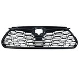 Gloss Black Mesh Front Grille without Camera Hole for 2020-2022 Toyota Highlander