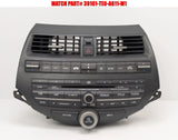 2008 2009 Honda Accord 6 Disc CD MP3 Player Radio AC Climate Control OEM 39101-TE0-A611-M1 - product image