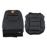 Right Passenger Side Bottom and Top Seat Cover Black for 2015-2023 Ford Mustang
