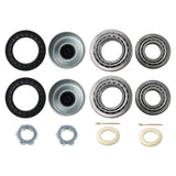 4 Inch Drop 42 Inch Weld-On Spindle Pair with Hubs for 7000 Lb Trailer Axle