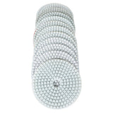 4 Inch Diamond Polishing Pad Set 12 Piece Wet Dry for Granite Concrete Marble