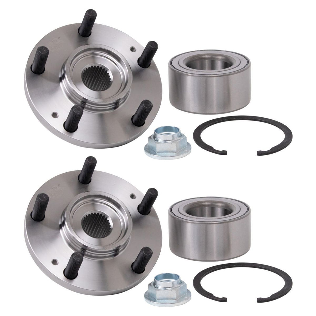 Front Wheel Hub & Bearing Kit Pair for 2006-2013 Kia Optima & 2010-2015 Hyundai Tucson