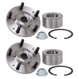 Front Wheel Hub & Bearing Kit Pair for 2006-2013 Kia Optima & 2010-2015 Hyundai Tucson