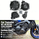 Carbon Fiber Style Engine Cover Protection For Yamaha MT-09 FZ-09 XSR900 2021-23 – product image