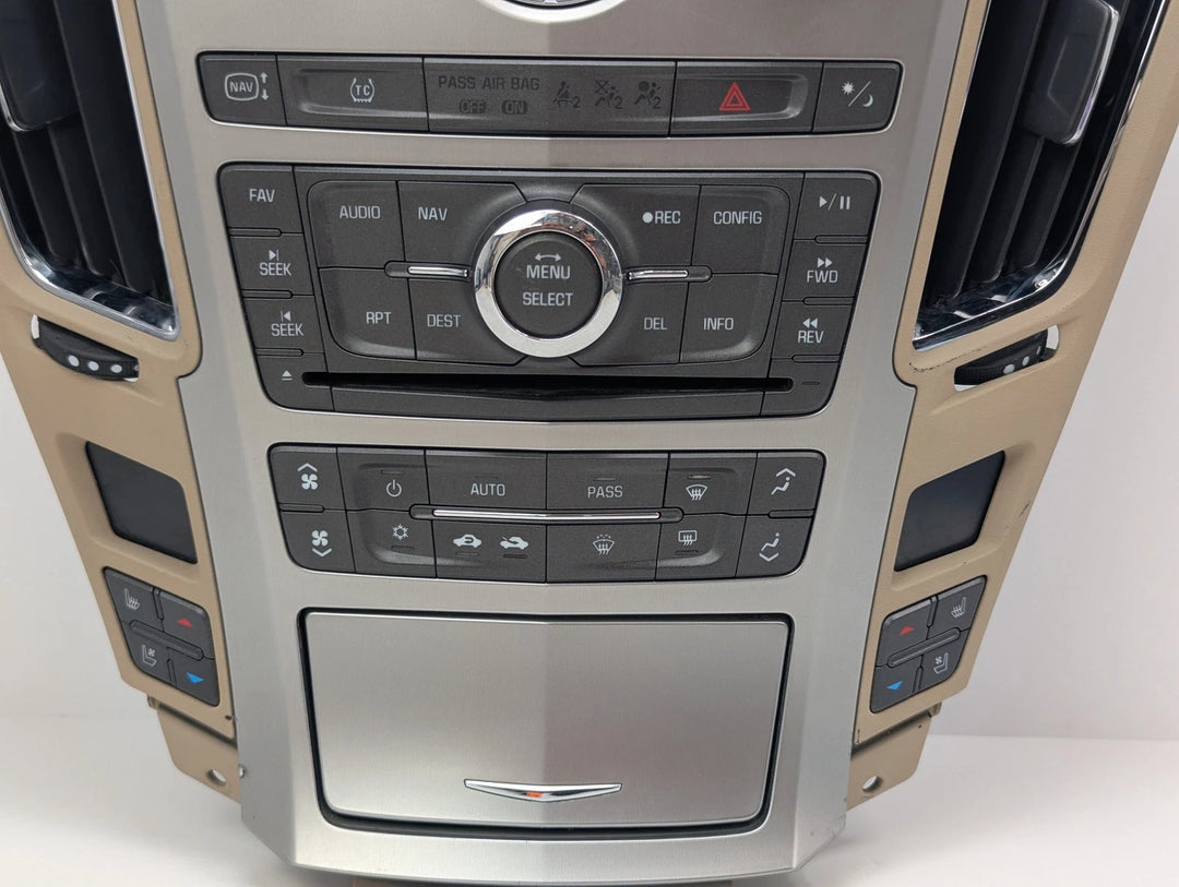 2008 2009 Cadillac CTS Radio Panel AC Temperature Climate Controls Air Vent OEM 25881367 - product image