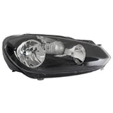 Right Halogen Headlight for 2010-2014 Volkswagen Golf Jetta SportWagen 5K0941006D