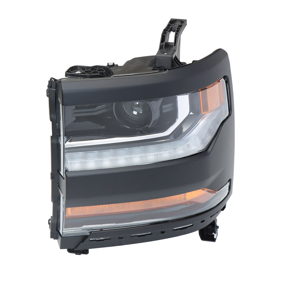Driver Side HID Headlight with LED DRL for 2016-2018 Chevrolet Silverado 1500 84388631