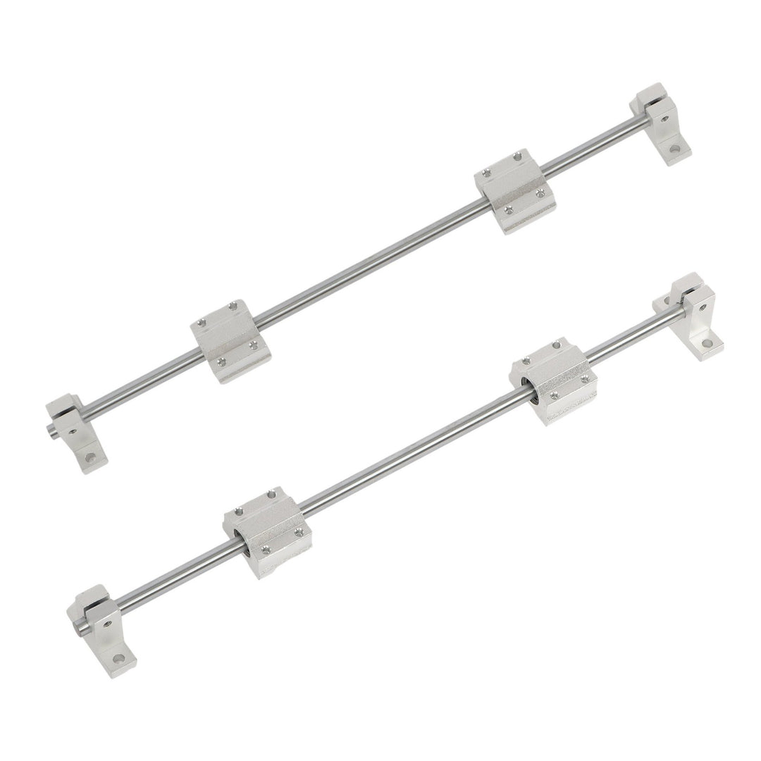 8mm x 350mm Linear Rail Shaft Kit with SCS8UU Bearings and SK8 Supports