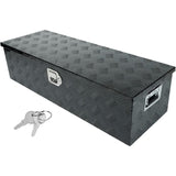 Black Aluminum Truck Bed Tool Box 39 x 13 x 10 in with Lock