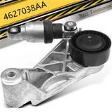 Car Drive Belt Tensioner w/ Pulley For Jeep Wrangler JK 12-18 V6 3.6L 4627038AA – product image
