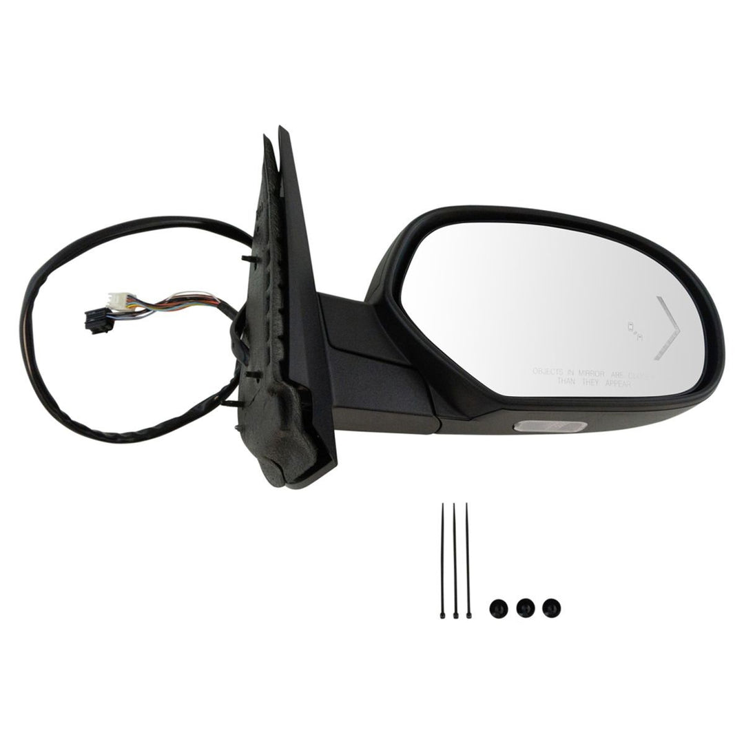 Power Folding Heated Memory Mirror Pair with Signal, Blind Spot & Puddle Light for 2009-2014 Chevy Tahoe