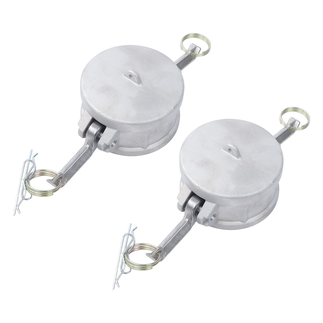 3 Inch Type DC Female Cam Lock Dust Cap 2 Pack Aluminum