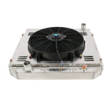 3-Row Aluminum Radiator with Shroud and Fan for 1967-1970 Ford Mustang 1963-1969 Fairlane CC339