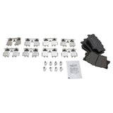 Front & Rear Ceramic Brake Pad Set for 2007-2017 Toyota Camry, Avalon & Lexus ES350, ES300h