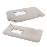 Sun Visor Pair with Mirror for 2007-2012 Nissan Versa Gray 96400-EM31A