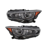 LED Projector Headlight Pair for 2014-2022 Infiniti Q50 Without AFS 260604HB0B
