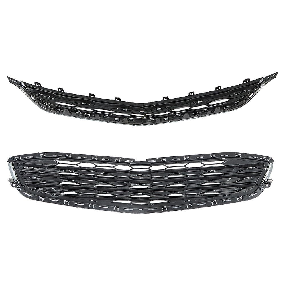 2-Piece Front Grille for 2016-2018 Chevrolet Malibu