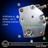 Window Regulator with Motor For 2000-2004 Dakota Quad Cab Front Right 55256418AH 2552-6130R - product image