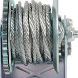 Hand Crank Winch 600 lb with Steel Cable