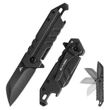FLISSA Folding Pocket Knife with Bottle Opener and Screwdriver