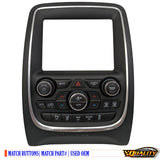 Dodge Durango 2017-2020 OEM Screen Bezel HVAC Air A/C Switch Climate Control 68333658AA - product image