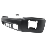 Black Steel Split Front Bumper without Sensor Holes for 2014-2015 GMC Sierra 1500 GM1002848