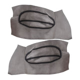 Black Synthetic Leather Door Panel Insert Pair for 1998-2010 Volkswagen Beetle