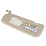 Right Sun Visor with Mirror for 2011-2014 Hyundai Elantra Beige 852103X000