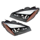 Black Full LED Headlight Assembly Pair for 2018-2024 Freightliner Cascadia A6601405002 – product image 3