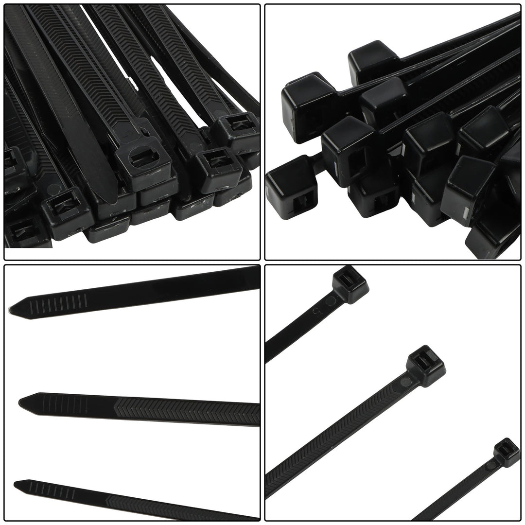 Nylon Cable Ties 150 Pack Assorted 12 and 18 Inch Heavy Duty