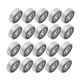 6204-2RS Sealed Deep Groove Ball Bearing 20 Pack 20x47x14mm