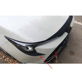 Black Front Headlight Eyebrow Eyelid Sticker Trim For Toyota Corolla 19-21 - product image 3