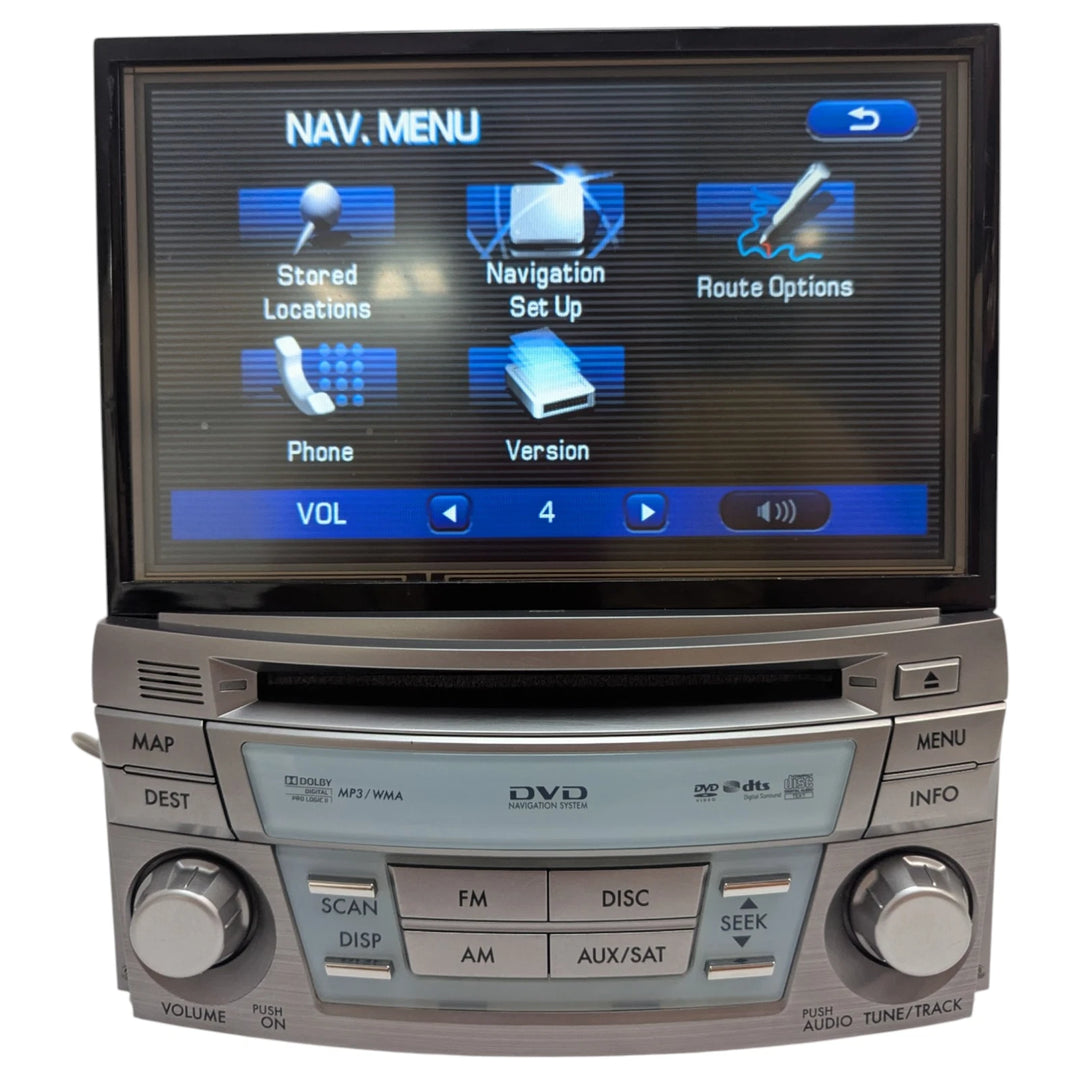 2010-2012 Subaru Outback Legacy Harmon Kardon Navigation Touch Screen Radio * OEM 86271AJ60A - product image