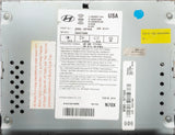 2014 Hyundai Azera AM/FM Radio Single CD Player Navi Satellite 965603V7104X - product image