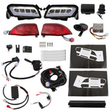 LED Headlight and Tail Light Kit for Club Car Tempo Golf Carts 2018 and Up