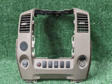 04-07 Nissan Titan Armada Center Dash Radio AC Climate Surround Bezel Trim 281548S200 OEM - product image