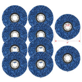 4 inch Poly Strip Disc Wheel for Angle Grinder Paint and Rust Removal 10 Pack